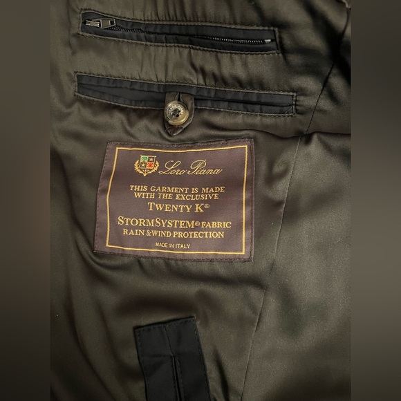 Loro Piana Black Trench Coat with Matte Finish - Picture 15 of 16